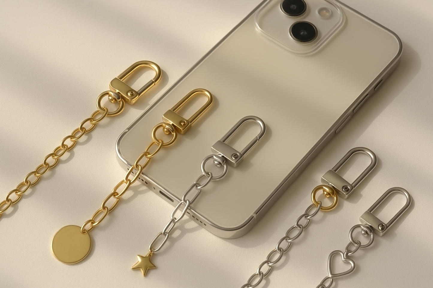 ✨ Chaînes de téléphone – Bijoux du quotidien